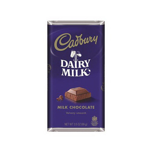 Cadbury Dairy Milk Velvet Smooth Milk Chocolate Bar - 3.5 Oz/14 Ea